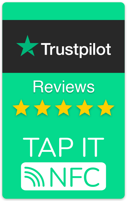 Trustpilot Reviews NFC Embedded Card - Tap It!