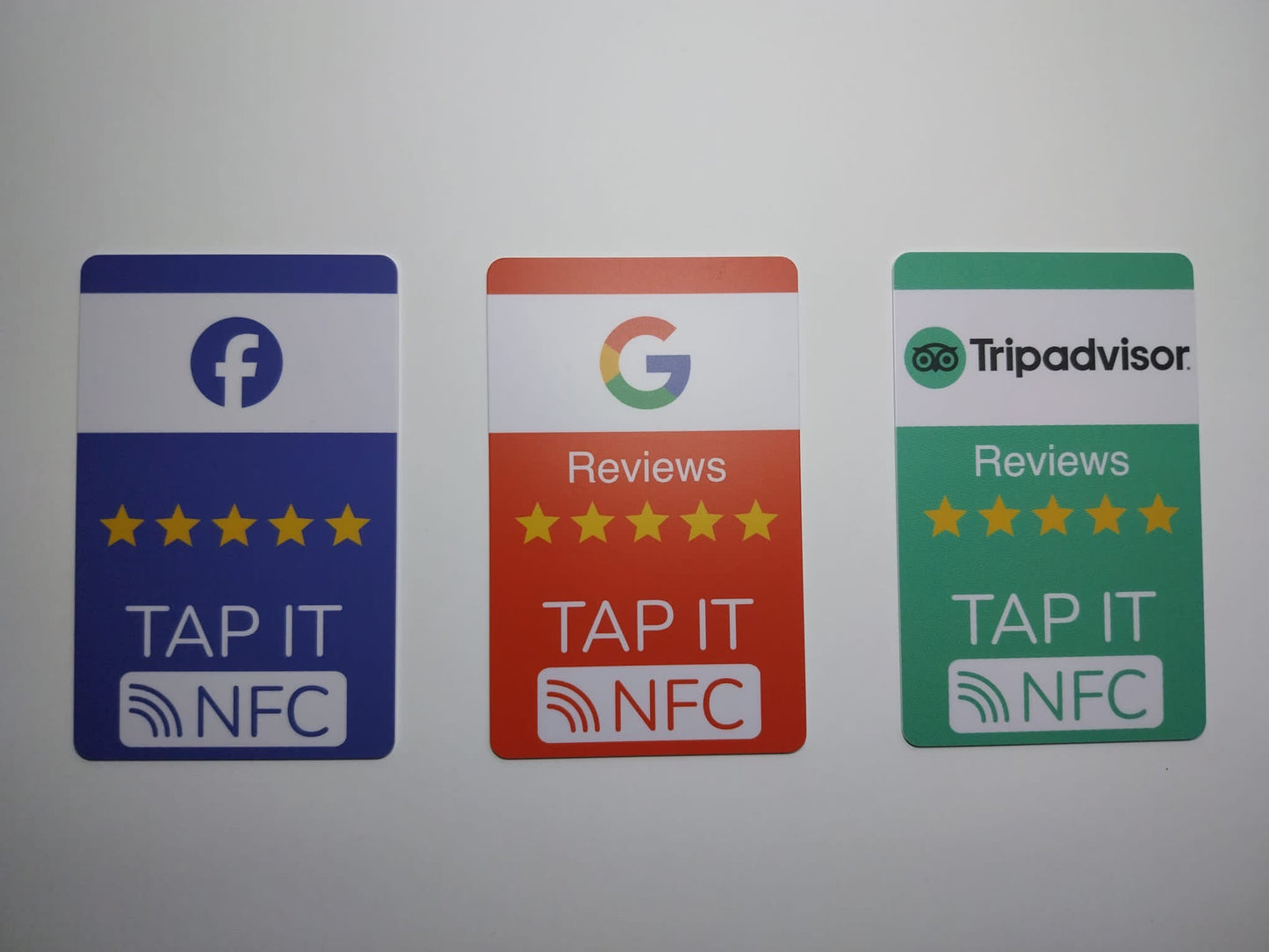 Google Reviews NFC Embedded Card - Tap It!