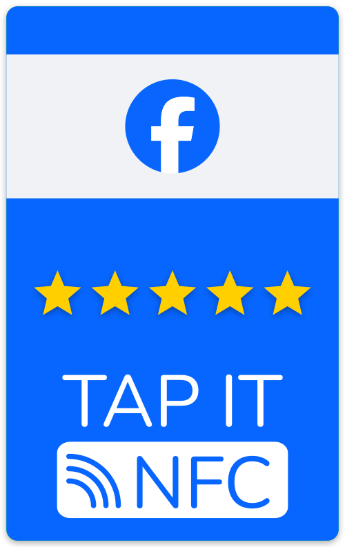 Facebook NFC Embedded Card - Tap It!