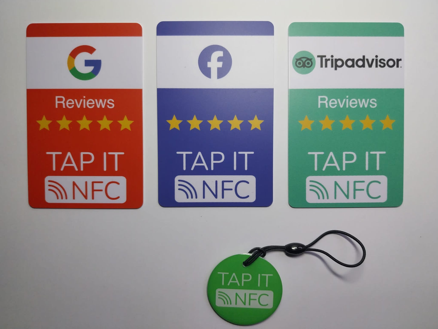 Tripadvisor Reviews NFC Embedded Card - Tap It!