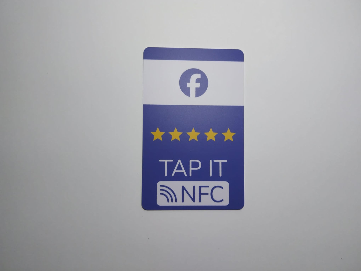 Facebook NFC Embedded Card - Tap It!